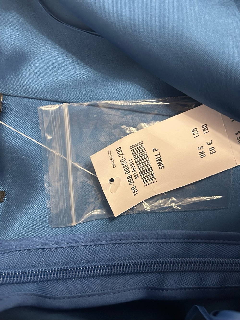 Abercrombie & Fitch Giselle Drop Waist Maxi Dress in Dutch Blue, SMALL PETITE - Picture 10 of 10